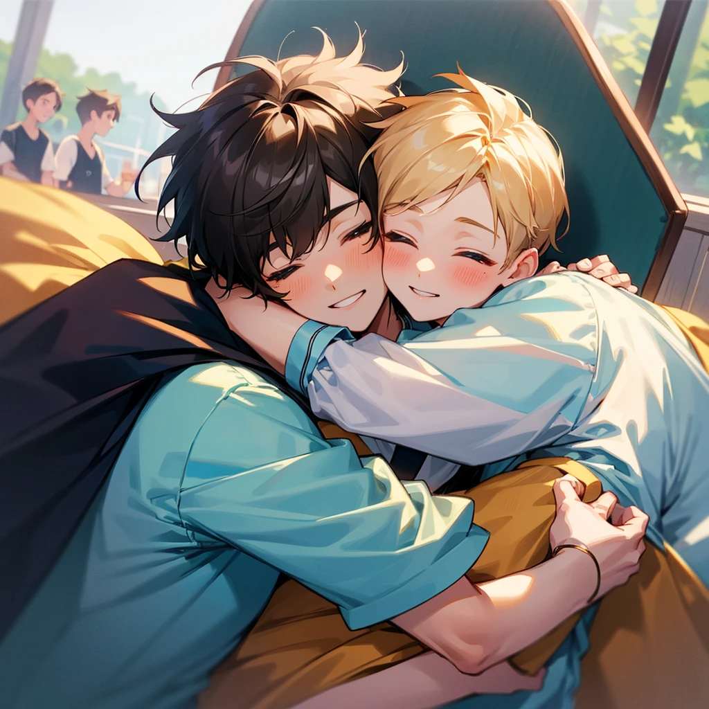 5 boy Many cute boys summer, hug with the boys' expressions full of joy and sweetness cute 🥰 doll