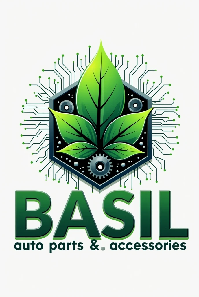 "Basil Auto Parts & Accessories"
create a modern and unique logo for online store