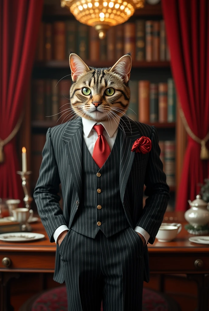 Cat in a suit
