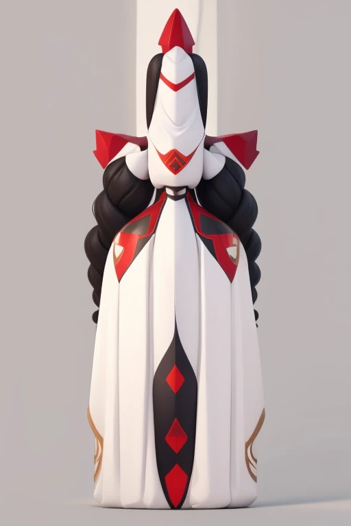 Primary school students young small height: 130cm Standing picture Simple design The dress is a one-piece camisole Sleeveless No sleeve Long Hair Long black hair Hair is black Red eyes Shoulder-baring ahoge Kokeshi