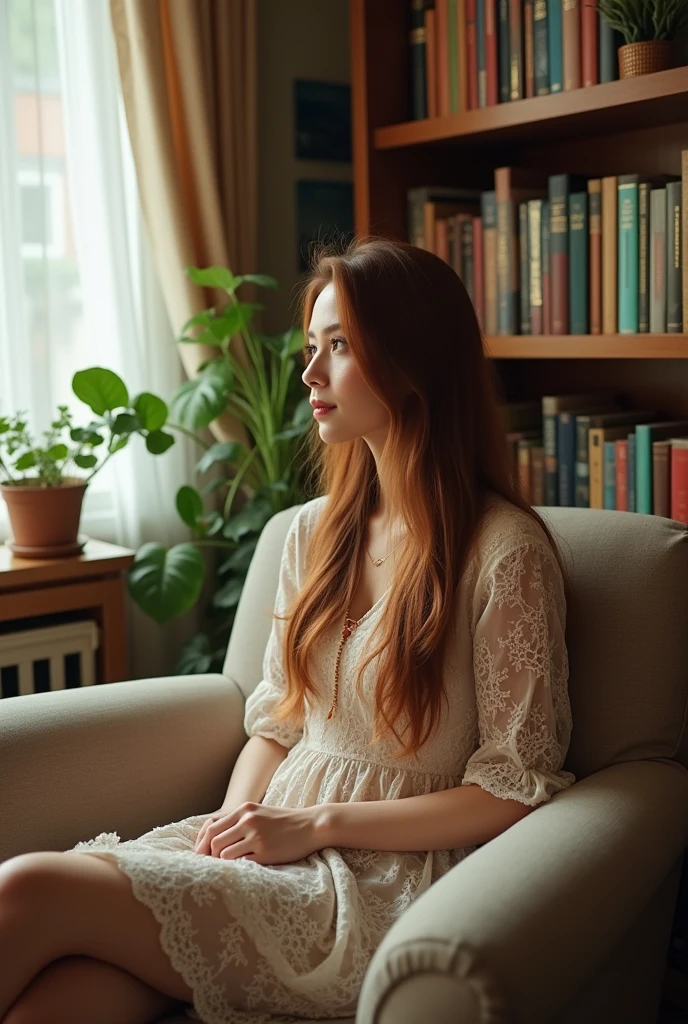 Sitting woman 