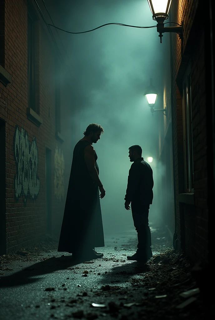 Lucifer is strong and makes the thief run away