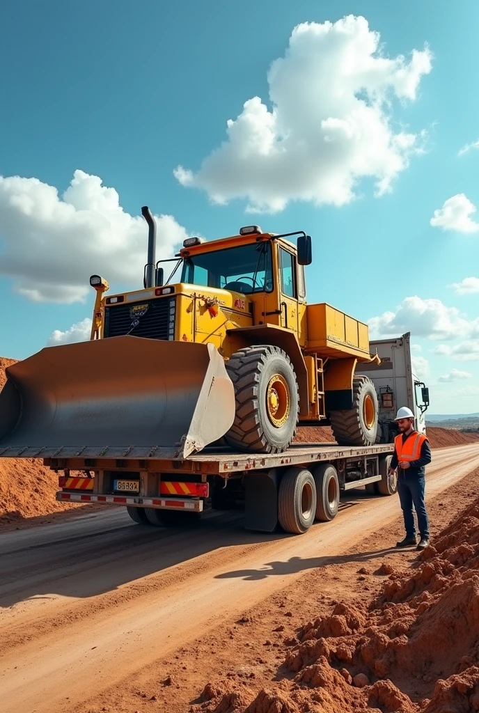 Heavy Machinery - Flatbeds are ideal for transporting large machinery such as bulldozers, excavators, and tractors, which are too big for enclosed trailers.