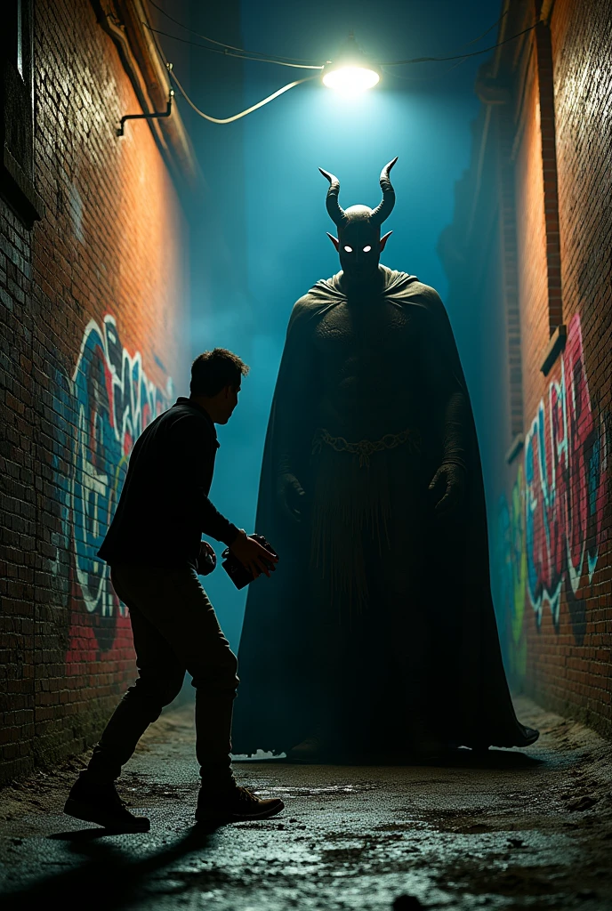 Lucifer is strong and makes the thief pastor run away