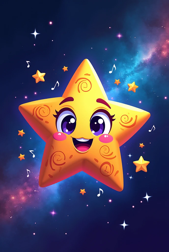 A musical logo called We Are The Stars of Universe