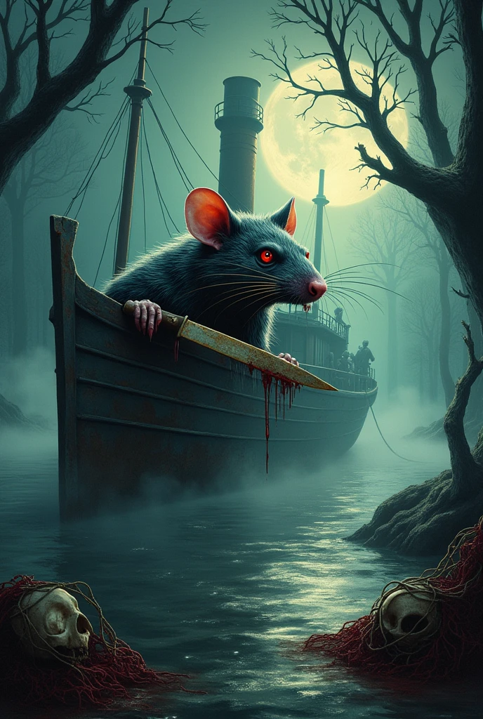 Steamboat massacre rat horror movie poster