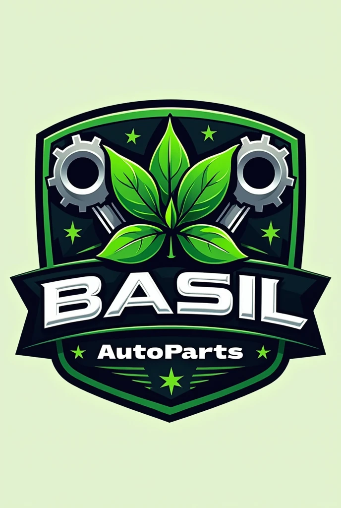 "Basil Auto Parts & Accessories"
create a modern and unique logo for automotive online store
