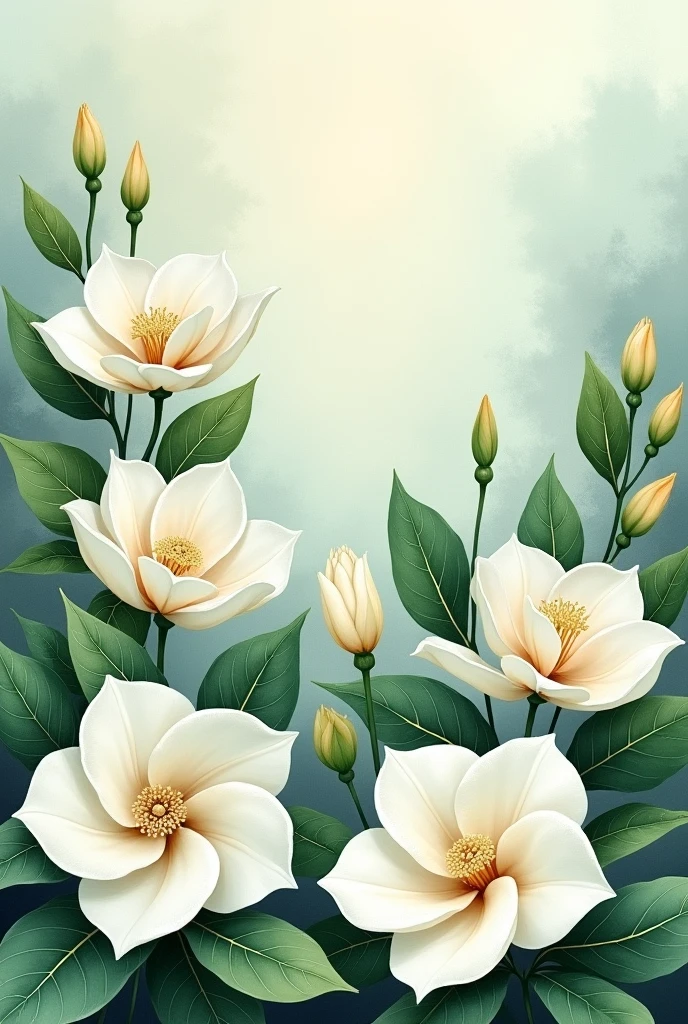 Create gardenia flower wallpaper
