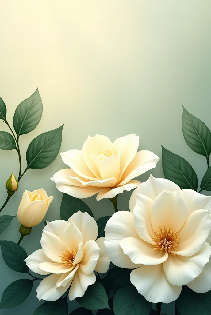 Create gardenia flower wallpaper 