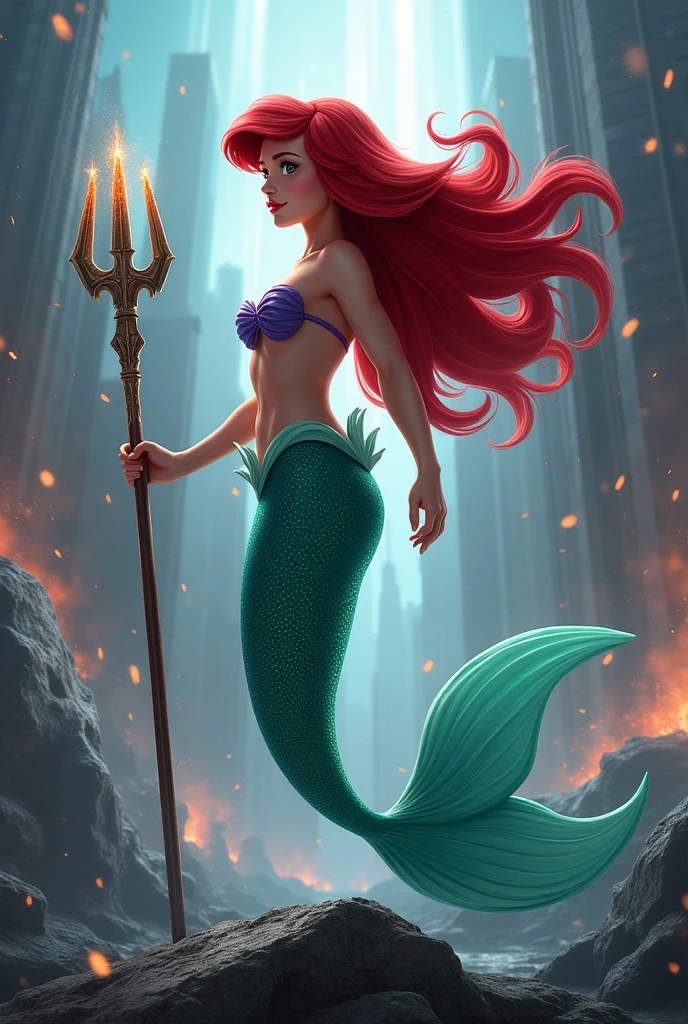 Ariel the Little Mermaid in the Avengers