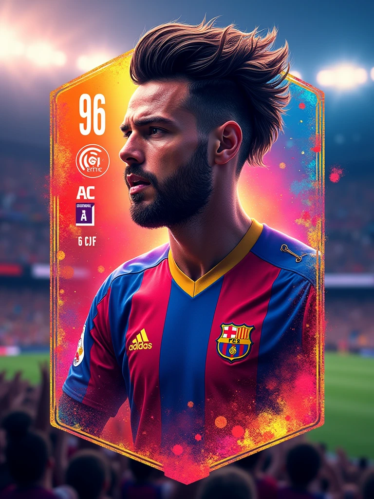 A concept design of fifa ultime team card 