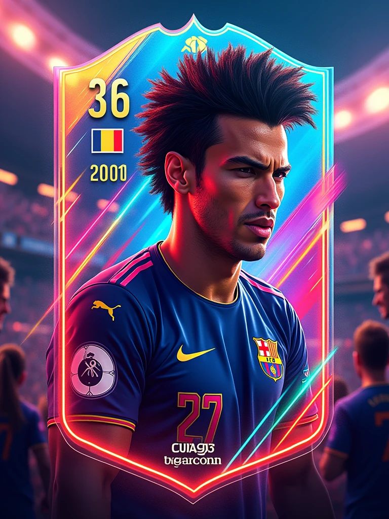 A concept design of fifa ultime team card 
