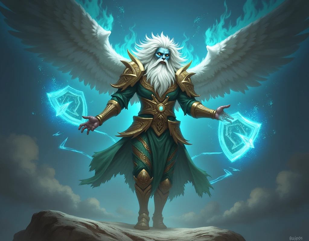Shields of the Spirit

You Raise your Shield, causing ephemeral spirit shields to float within your champion's aura. the shields last until the start of your next turn or until you're no longer raising your shield, whichever comes first. 

