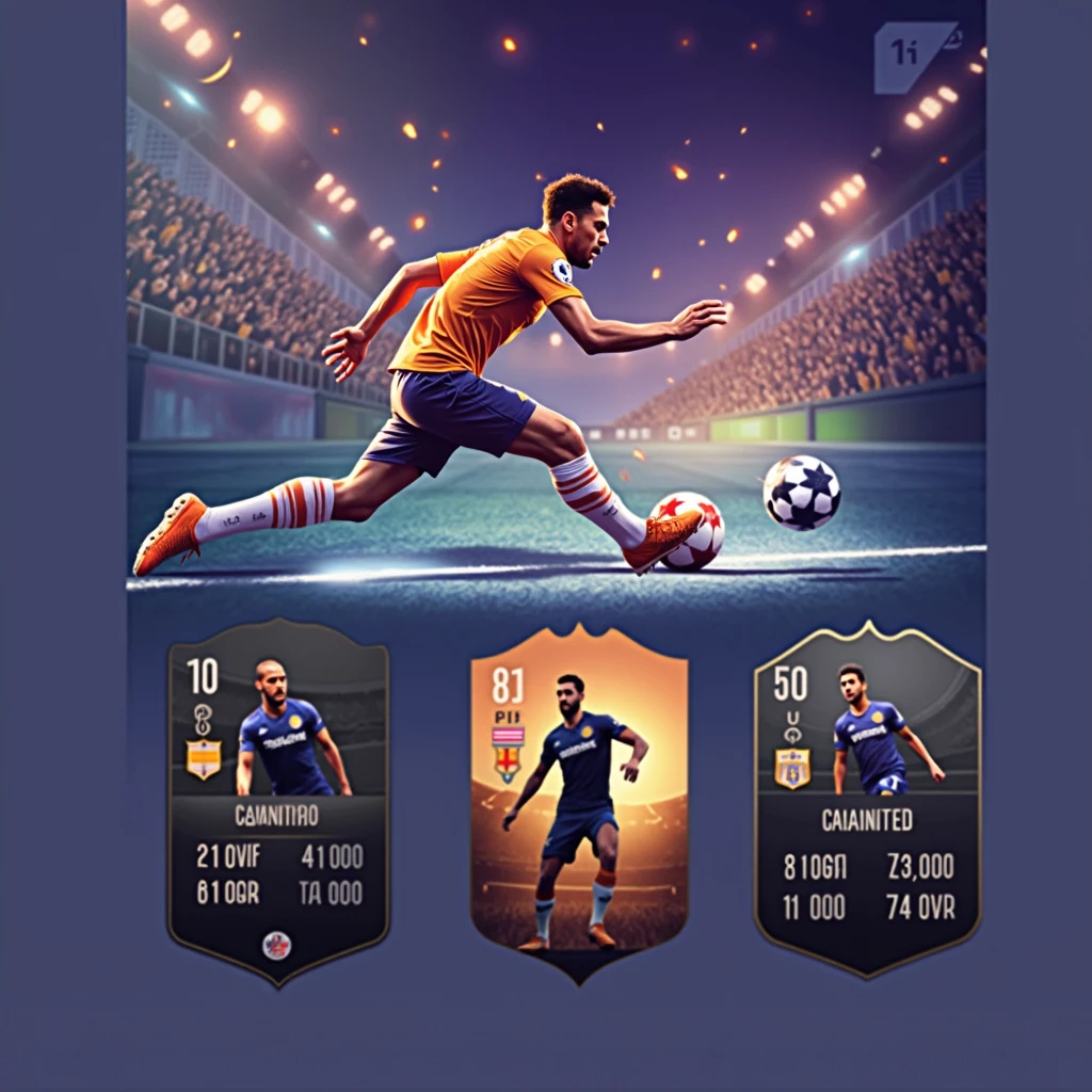 A concept design of fifa ultime team card