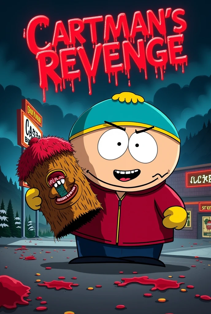 South park: cartman's revange of casa bonita horror movie poster 