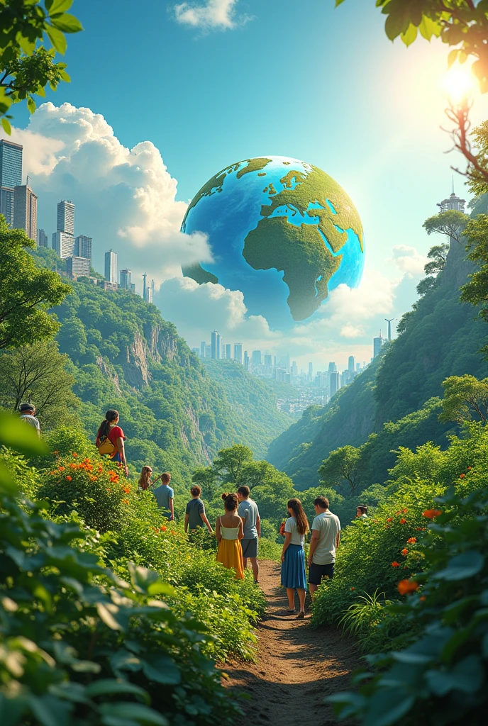 Image about carbon reduction on Earth