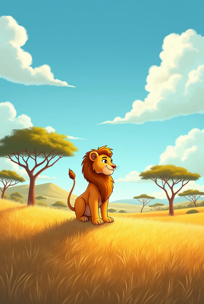 https://www.canva.featuring/design/DAGOOeX73B4/J6mCEK4mUkDzK0G_3AMxxw/edit?utm_happy=DAGOOeX73B4&utm_campaign=designshare&utm_medium=link2&utm_source=sharebutton The brave little lion reunited with his family, anxious and worried, illustration , no clothing.