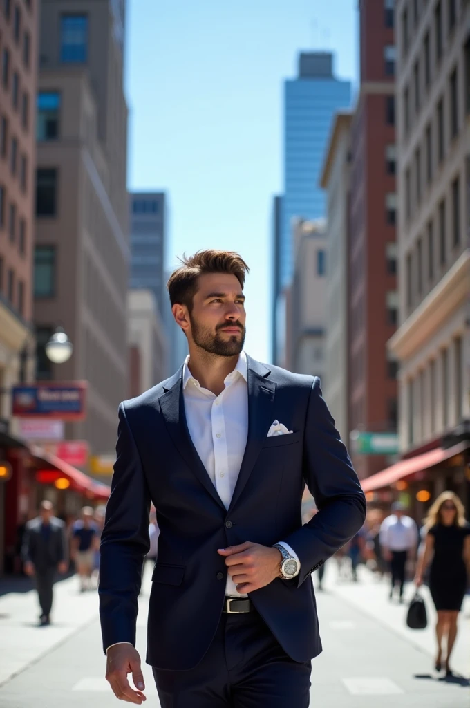 A man wearing a watch