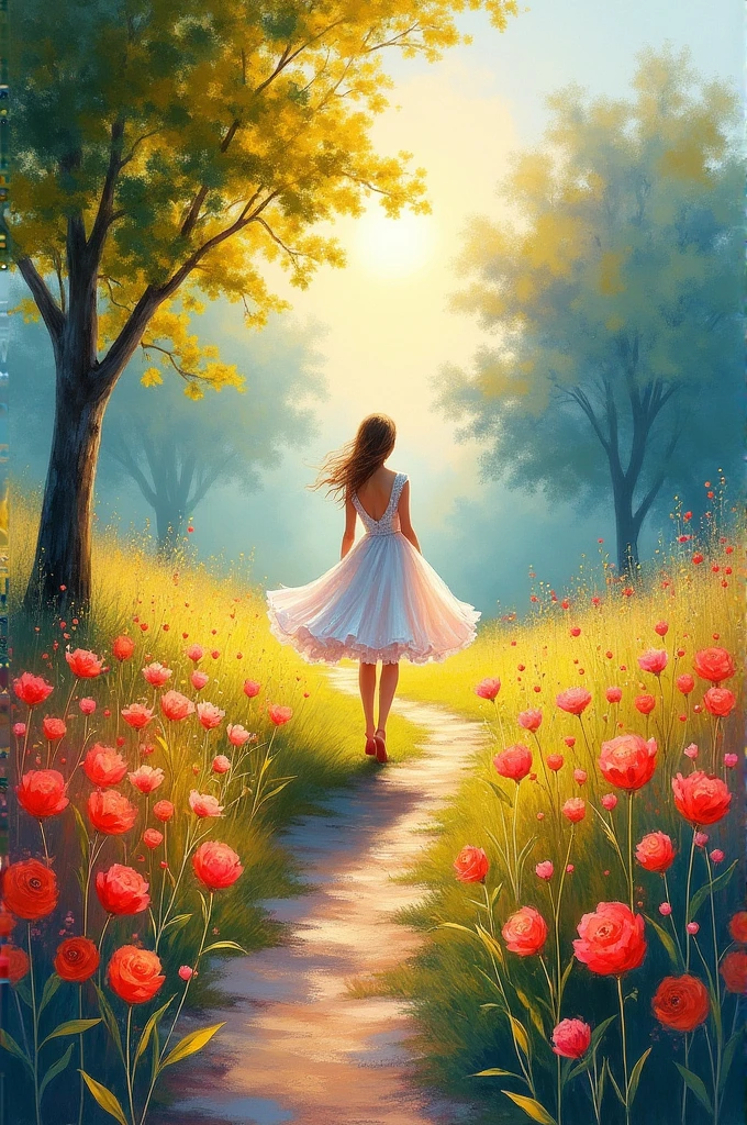 Create the cover for a paper about Impressionist art 
