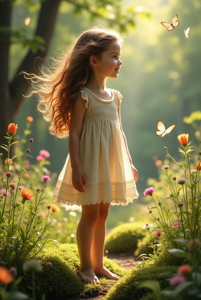 Girl without clothes