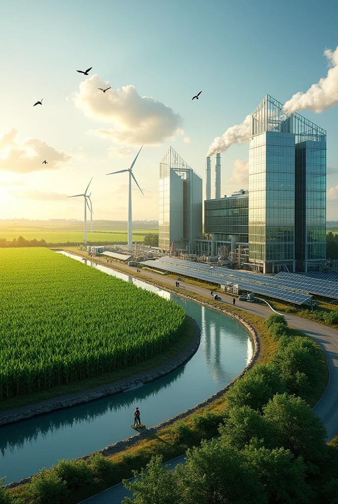 Create a biofuel plant 
