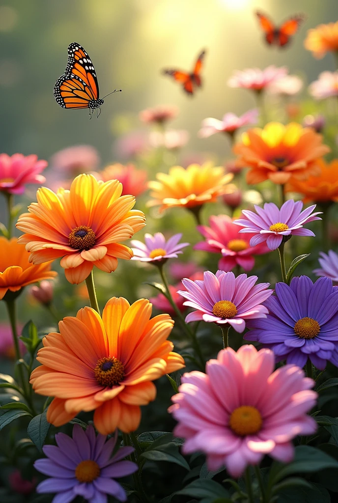 Amazing colourful flowers