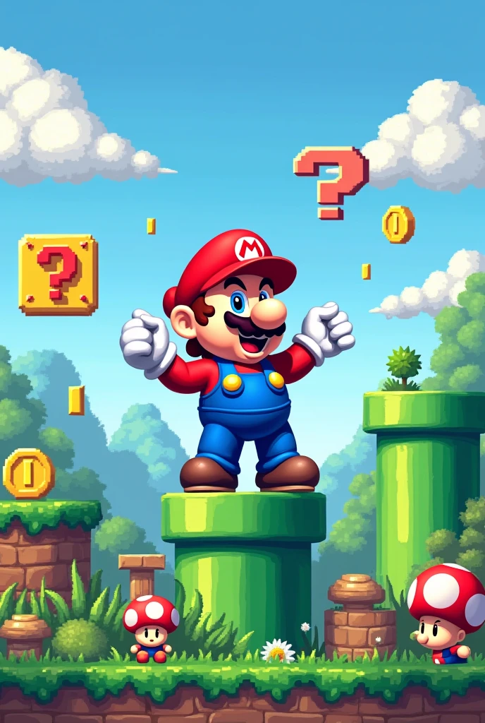 Mario pixel art