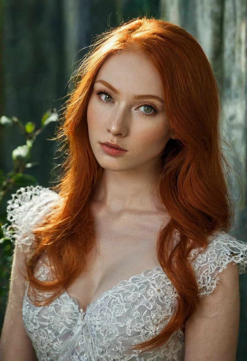 The Russian and redhead model named sweetie fox is sweet and beautiful