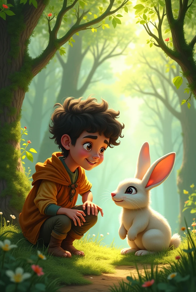 Title: The Curious Zain and the Wise Rabbit