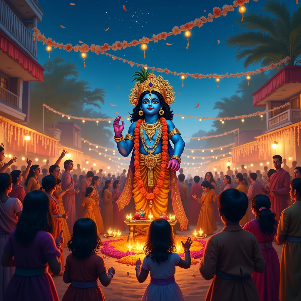 shree krishna janmashtami celebration