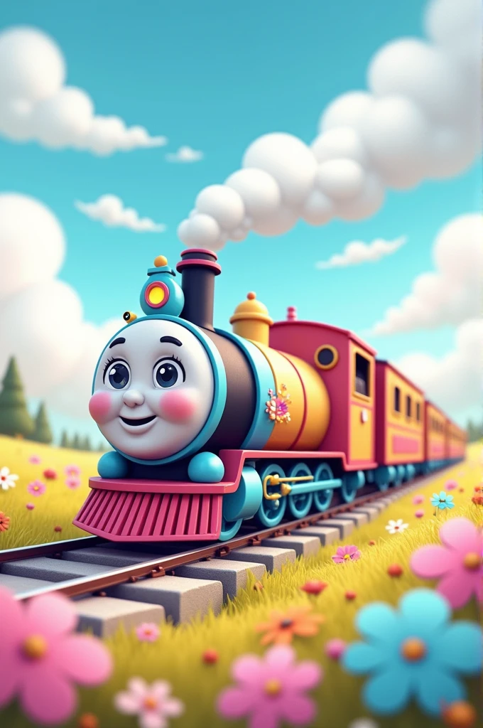 Train, Kawaii Style, Grey, Twitch 