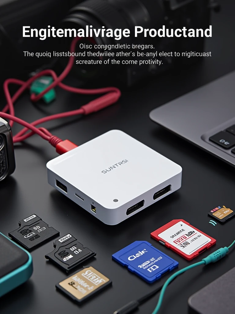 Effortlessly transfer your photos, videos, and files with the Suntrsi SD Card Reader. Designed for speed and convenience, this compact and versatile card reader supports a wide range of SD and microSD cards, making it the perfect companion for photographers, videographers, and tech enthusiasts alike. Whether you're on the go or working from home, the Suntrsi SD Card Reader ensures quick, reliable access to your data, so you can focus on what matters most. Compatible with various devices, it's the essential tool for seamless data management.