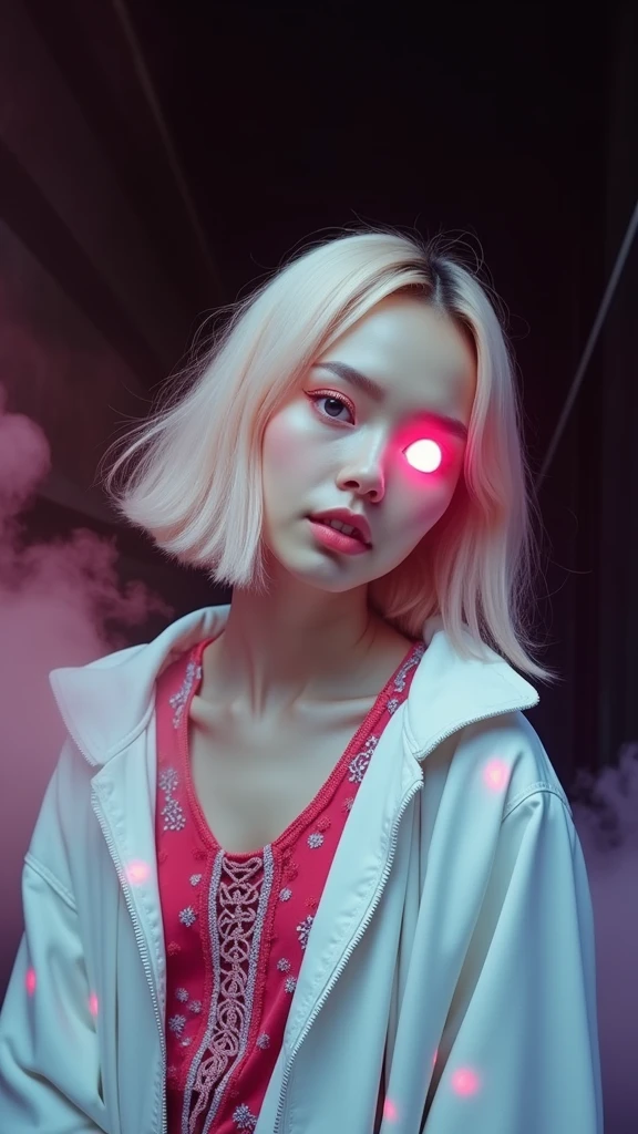 One eye on off