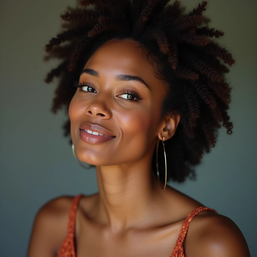 Mixed race woman