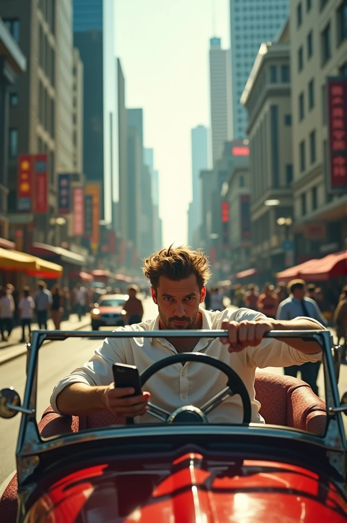 A servant may be driving too fast and too distracted