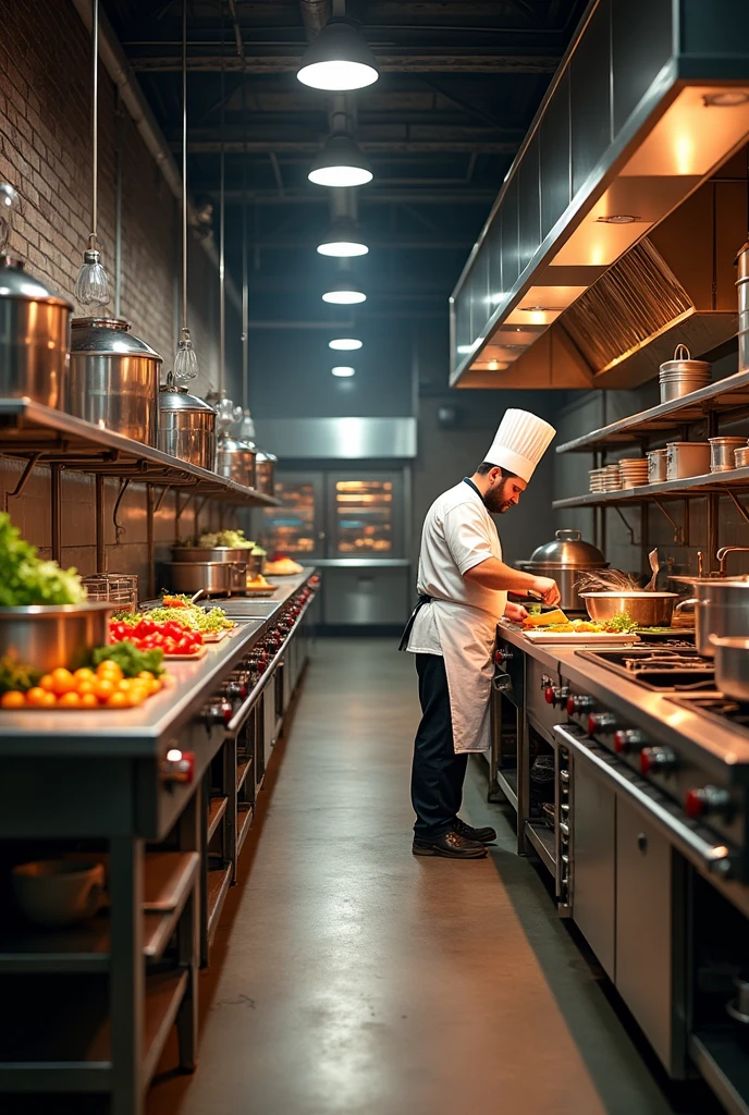 industrial kitchen 
