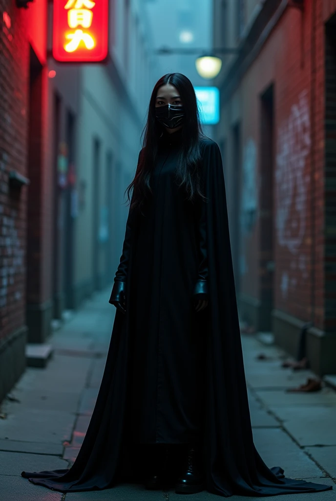 Anonymous woman in black 