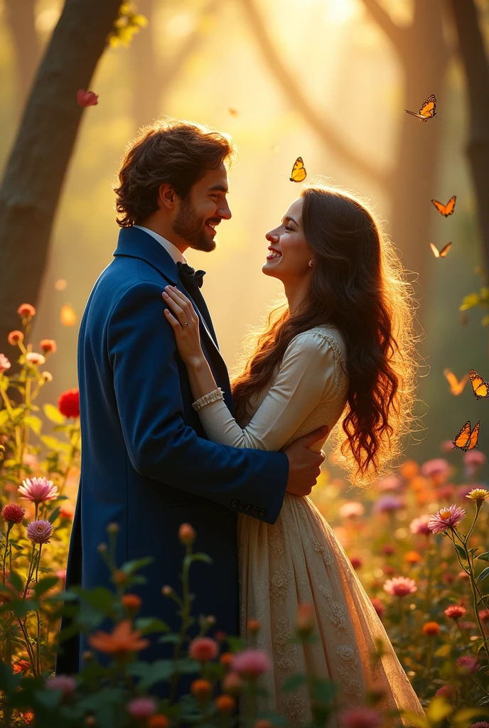 Newt Scamander dancing with a brown hair woman