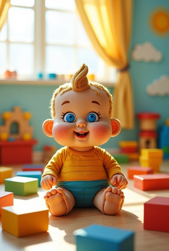 baby made of bricks