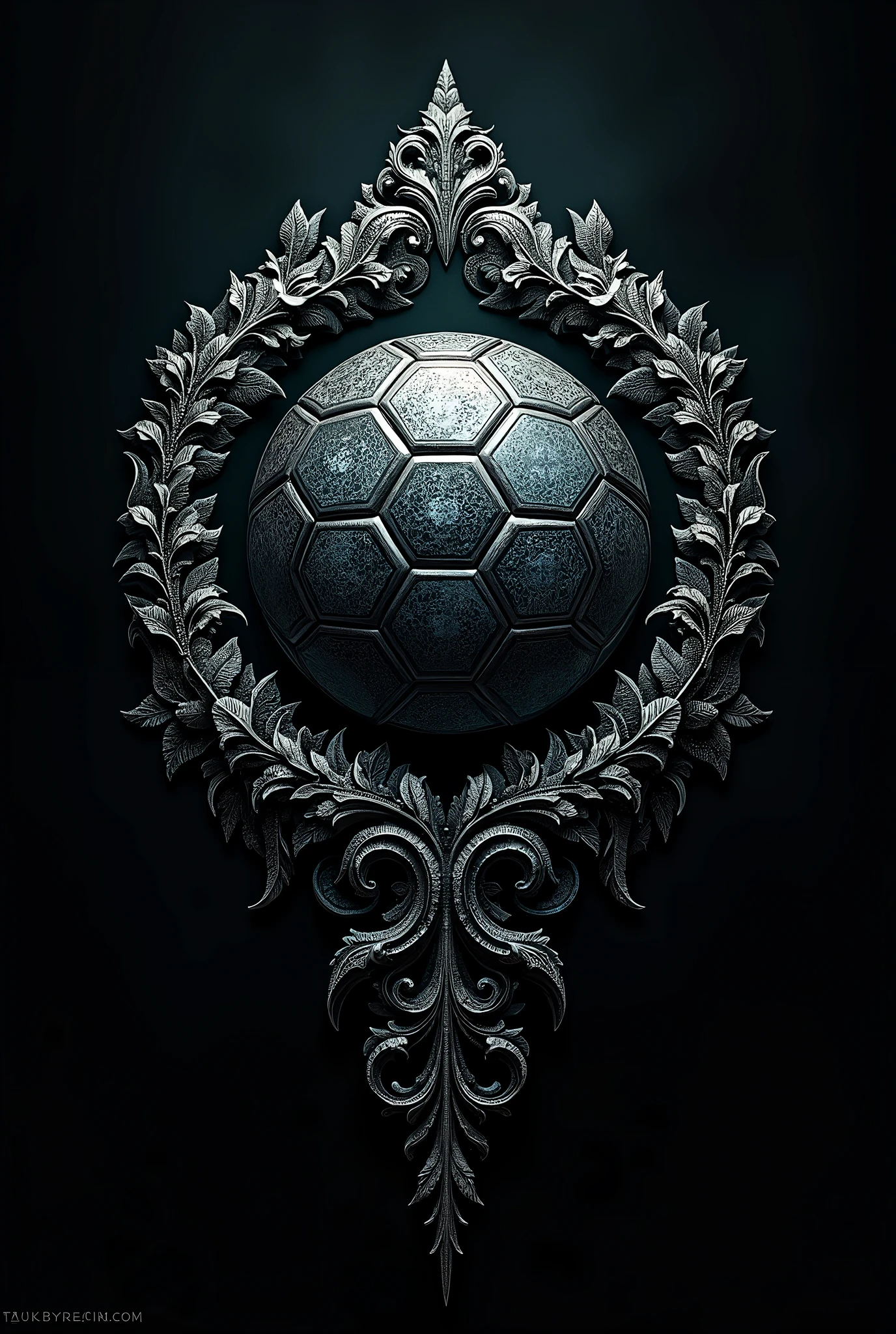 A logo for an Instagram account about football but with the logo of the game Oblivion
