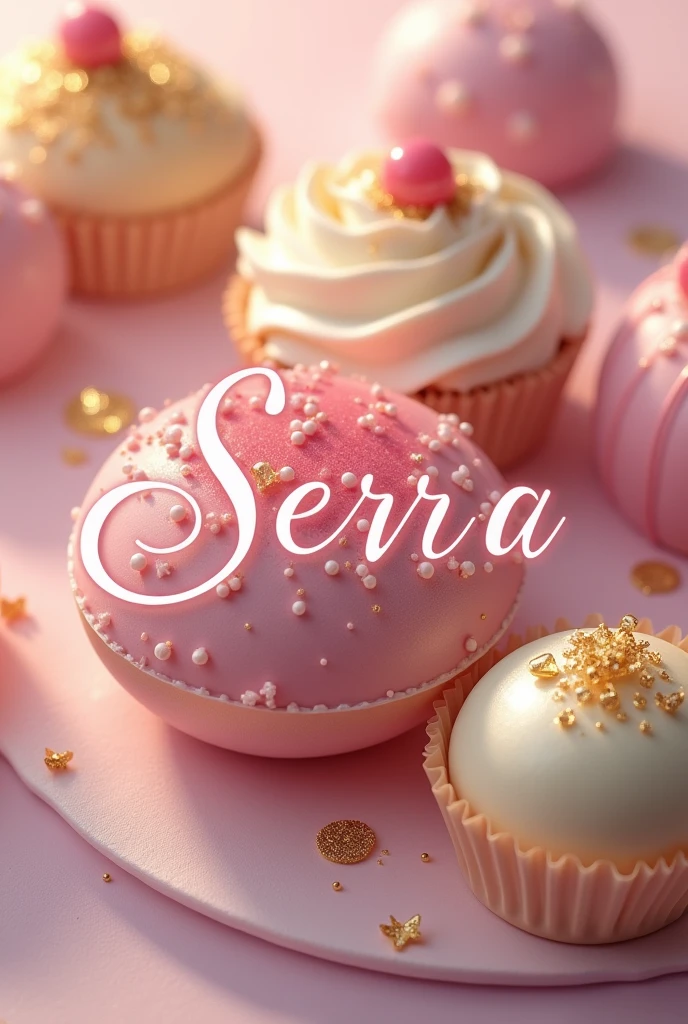 create a signature image of Saphira Serra name with manual signature feature, that serves a confectionery and a luxurious air
