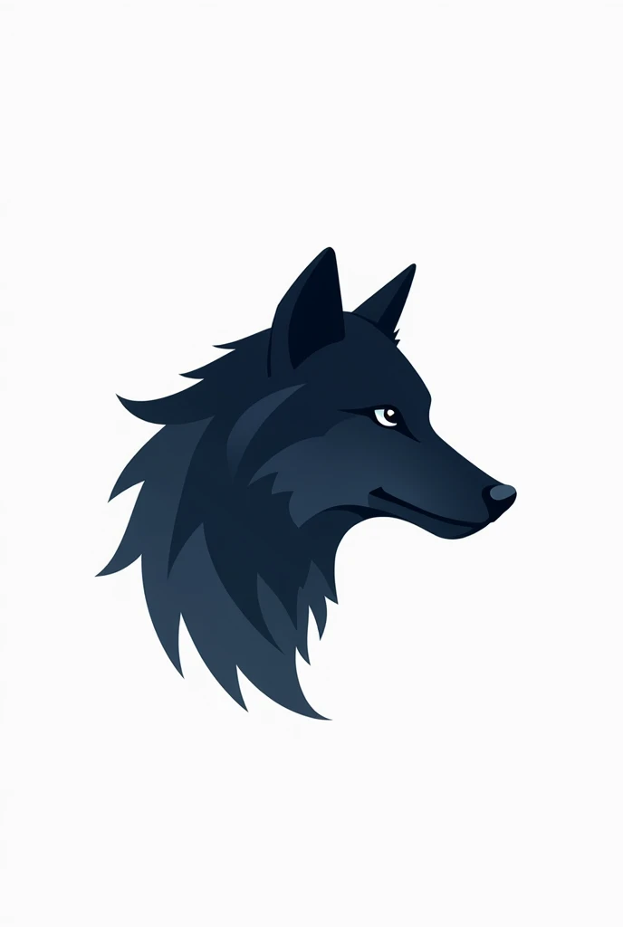 I need a minimalist wolf logo for use in a brand with a premium feel.

