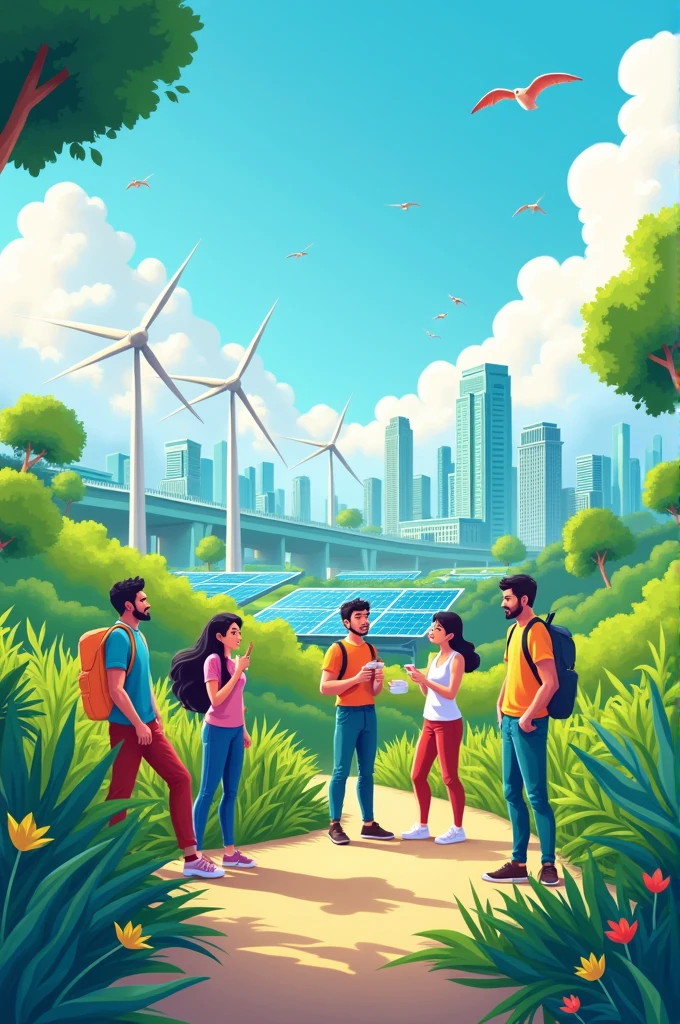 Image with the SDGs 7, 9 and 13