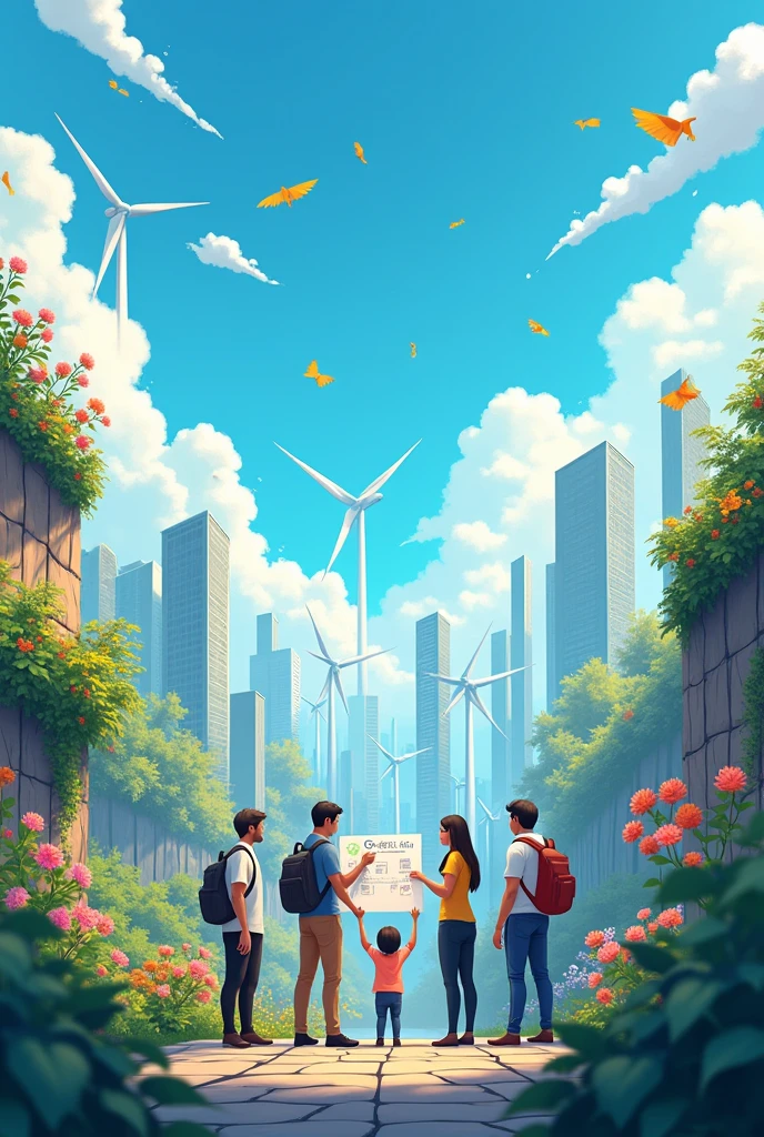 Image with the SDGs 7, 9 and 13