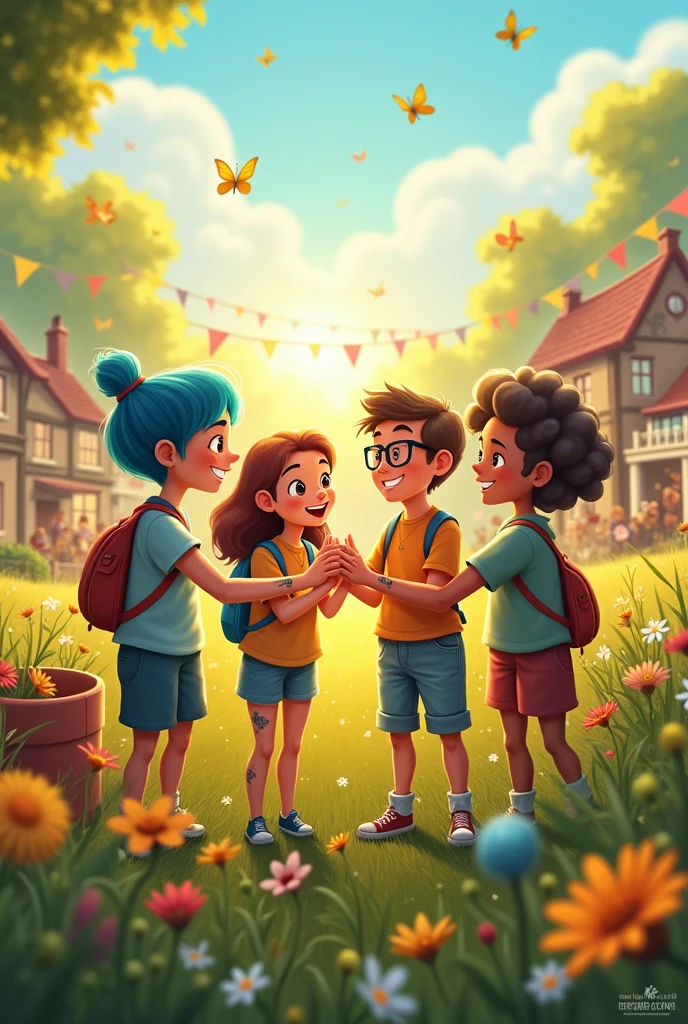 In the end, they learned that the real treasure was the joy of helping others.