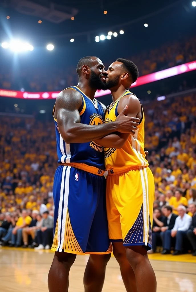 Lebron kiss stephen curry