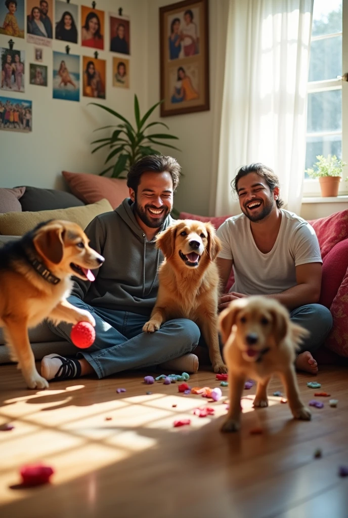 Asad with best friend dogs in telegram