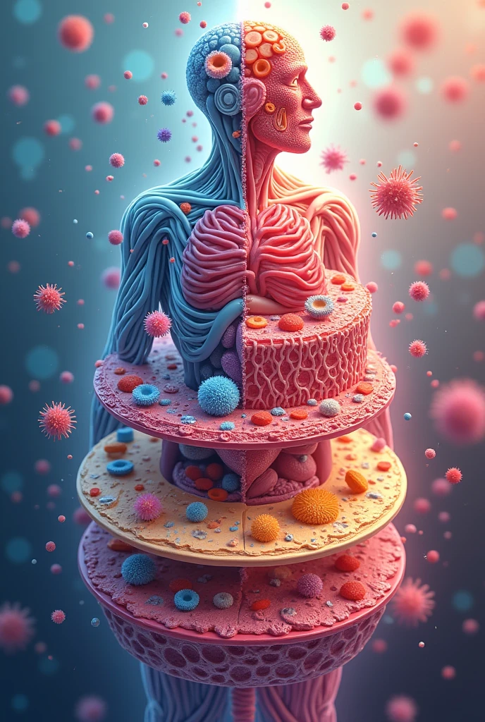 Levels of organization of the body 