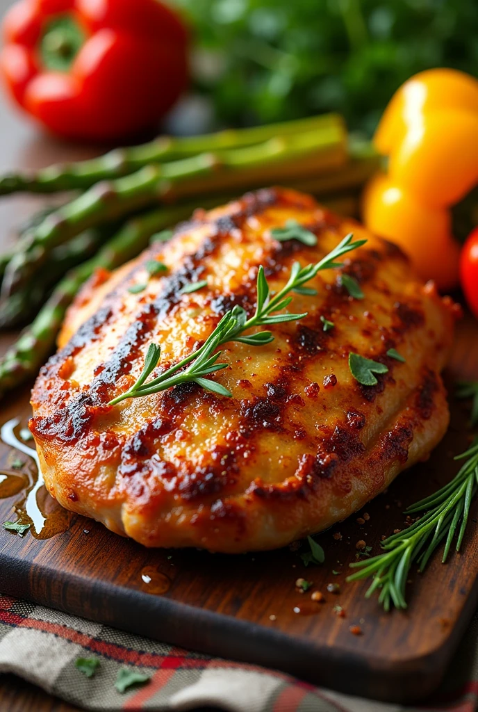 Make a big, handled chicken breast
