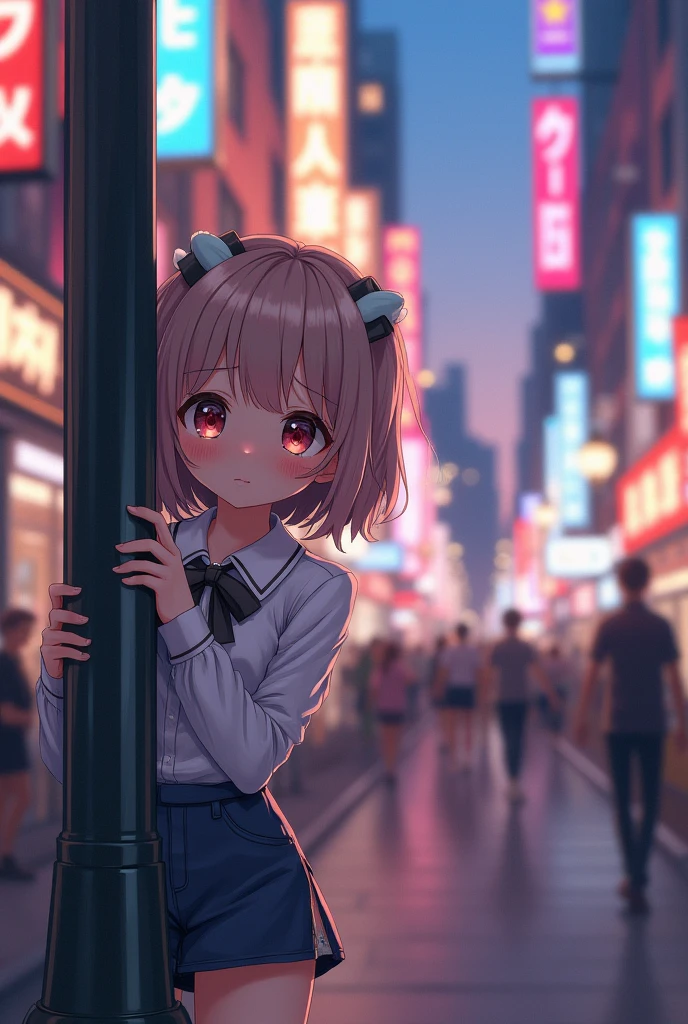 giral anime shy in the real